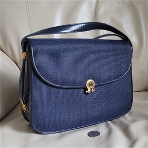 Handbag Guy Laroche Blue in Suede - 27736310