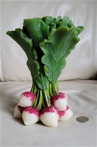 vintage radish bunch shaped wax candle life like design vintage radish bunch shaped wax candle life like design