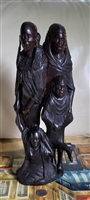 vintage african ujamaa family tree hand carved wood tribal art statue vintage african ujamaa family tree hand carved wood tribal art statue