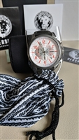 Mens Versus by Versace Soho 44mm quartz chronograph watch in original box with fabric pouch and booklets Mens Versus by Versace Soho 44mm quartz chronograph watch in original box with fabric pouch and booklets