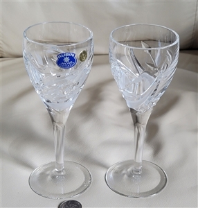 RUBIN Slovakia 24 percent lead crystal wine glasses set RUBIN Slovakia 24 percent lead crystal wine glasses set